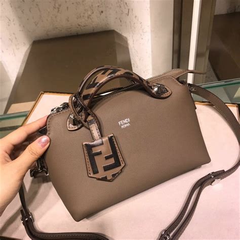 fendi by the way mini brown|Fendi small shoulder bag.